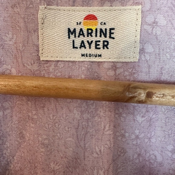 Marine Layer Coral Camila Dress Size Medium - Picture 5 of 8